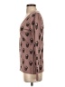 Philosophy Republic Clothing Print Brown Pullover Sweater Size S - photo 5
