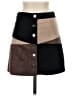 Altar'd State Color Block Brown Casual Skirt Size S - photo 1