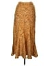 Topshop 100% Polyester Animal Print Gold Casual Skirt Size 6 - photo 1