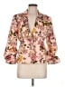 Cinq à Sept 100% Polyester Floral Pink Blazer Size 8 - photo 1