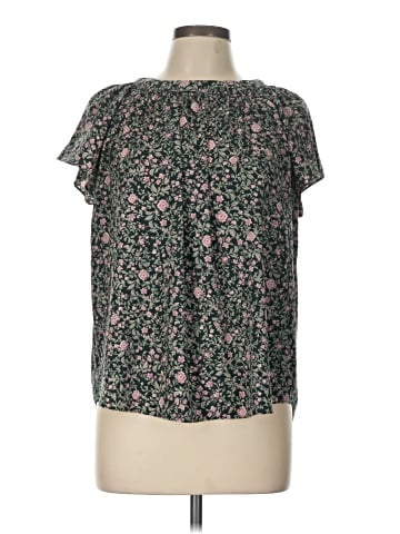 LC Lauren Conrad Short Sleeve Blouse (view 1)