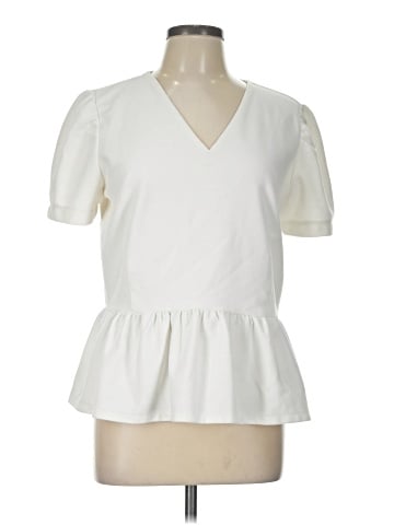 Ann Taylor Short Sleeve Blouse (view 1)