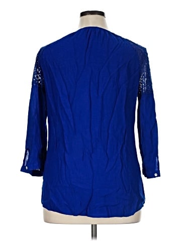 Notations 3/4 Sleeve Blouse (view 2)