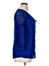 Notations Blue 3/4 Sleeve Blouse Size XL - photo 4