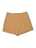 Unbranded Solid Tan Khaki Shorts Size L - photo 1