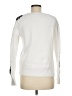 White House Black Market 100% Polyester White Pullover Sweater Size M - photo 2