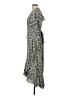 Max Studio Paisley Gray Casual Dress Size L - photo 5