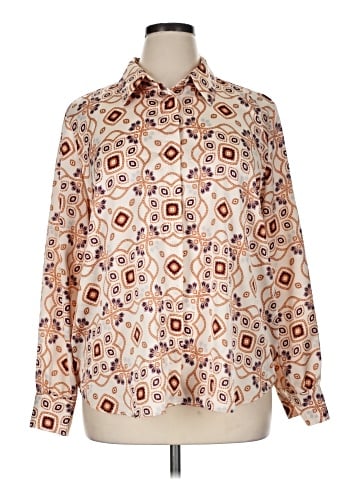 Ann Taylor Long Sleeve Blouse (view 1)
