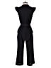 Monteau Solid Black Jumpsuit Size S - photo 2
