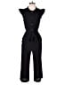 Monteau Solid Black Jumpsuit Size S - photo 1