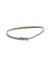 Ann Taylor 100% Leather Silver Leather Belt Size S - photo 1