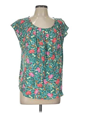 LC Lauren Conrad Short Sleeve Blouse (view 1)