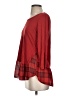 Chenault Red 3/4 Sleeve Top Size S - photo 5