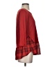 Chenault Red 3/4 Sleeve Top Size S - photo 4