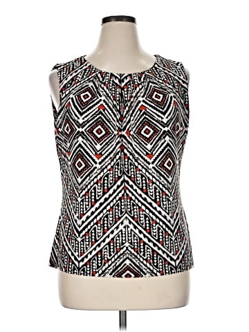 Calvin Klein Sleeveless Blouse (view 1)