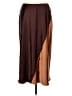 Versona Color Block Brown Formal Skirt Size L - photo 1