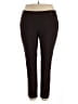 JM Collection Solid Brown Active Pants Size 20 - photo 1