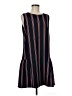Halogen Stripes Black Casual Dress Size M - photo 1