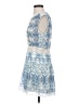 BCBGMAXAZRIA 100% Polyester Paisley Blue Cocktail Dress Size 2 - photo 5