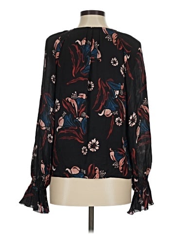 Joie Long Sleeve Silk Top (view 2)
