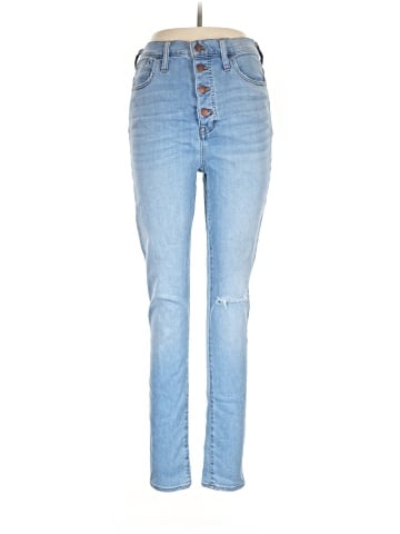 Madewell Tall 11" High-Rise Roadtripper Jeans in Beckwith Wash: Button-Front Edition (view 1)