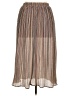 Arula 100% Polyester Stripes Brown Casual Skirt Size 0X - photo 2