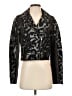 Diane von Furstenberg Animal Print Black Jacket Size 2 - photo 1