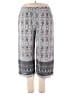 Susan Graver 100% Polyester Paisley Gray Casual Pants Size XL (petite) - photo 1