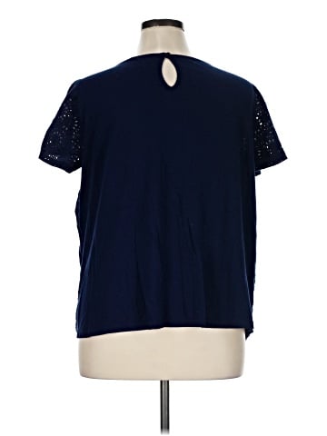 Crown & Ivy Short Sleeve Blouse (view 2)