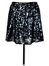 QMack 100% Polyester Stars Blue Casual Skirt Size XL - photo 2