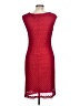 Connected Apparel 100% Polyester Tweed Red Cocktail Dress Size 10 - photo 2