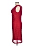 Connected Apparel 100% Polyester Tweed Red Cocktail Dress Size 10 - photo 5