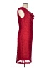 Connected Apparel 100% Polyester Tweed Red Cocktail Dress Size 10 - photo 4