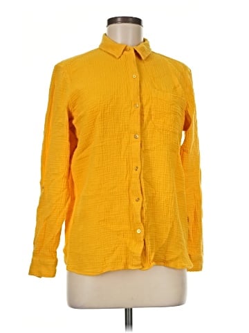 Anne Klein Long Sleeve Button-Down Shirt (view 1)