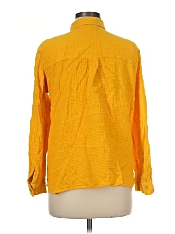 Anne Klein Long Sleeve Button-Down Shirt (view 2)