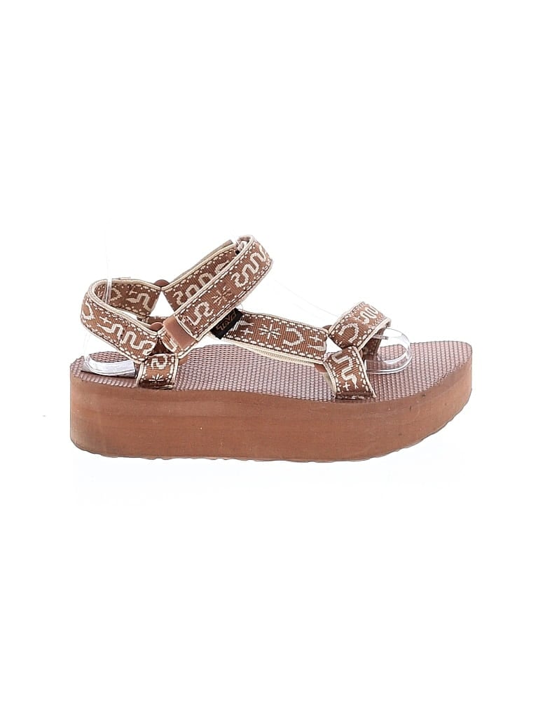 Pre-owned Teva Sandals In Brown