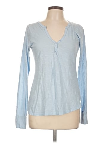Michael Lauren Long Sleeve Henley (view 1)