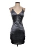 Superdown 100% Polyester Metallic Gray Cocktail Dress Size S - photo 1