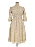Noni 100% Polyester Paisley Tan Casual Dress Size XL (tall) - photo 1