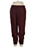 Athleta Solid Burgundy Track Pants Size 14 - photo 1