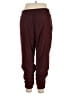 Athleta Solid Burgundy Track Pants Size 14 - photo 2