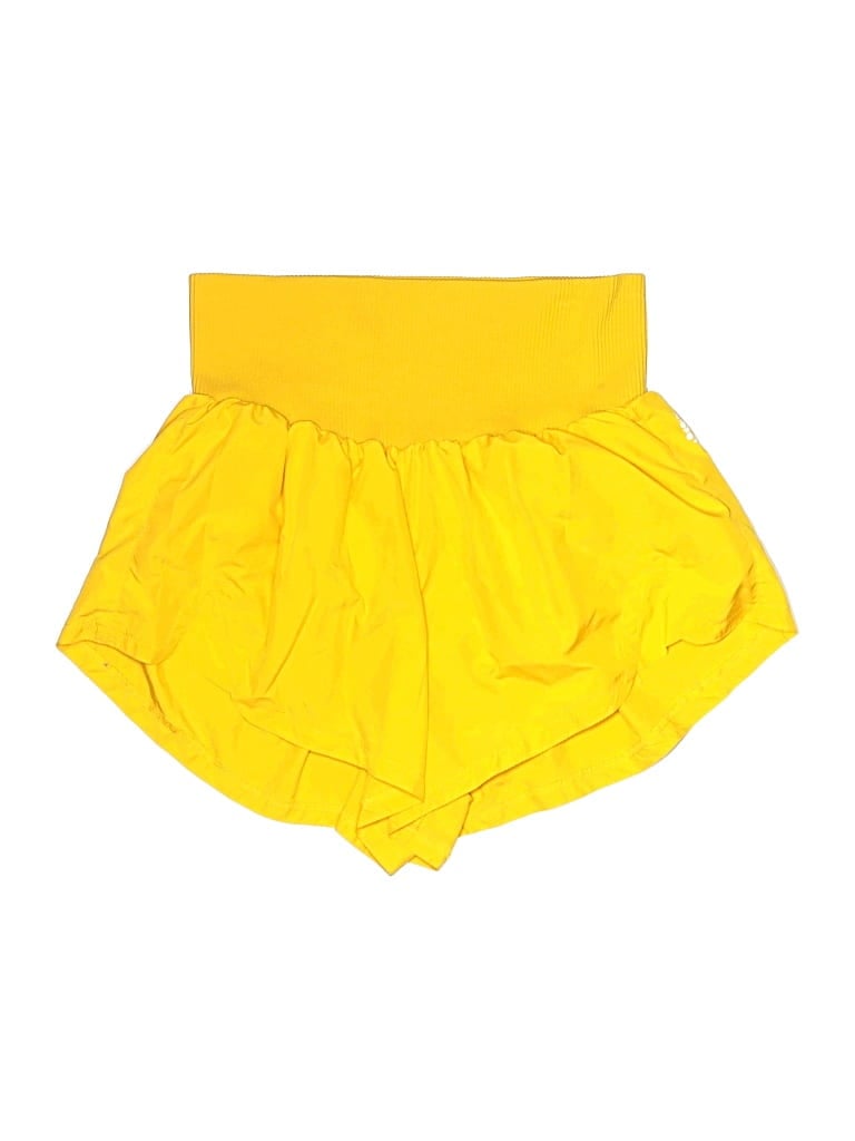 Pre-owned Fp Movement Shorts In Yellow