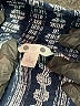 Three Dots 100% Rayon Print Blue Shorts Size L - photo 3