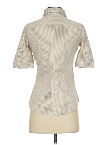 New York & Company 3/4 Sleeve Button-Down Shirt (view 2)