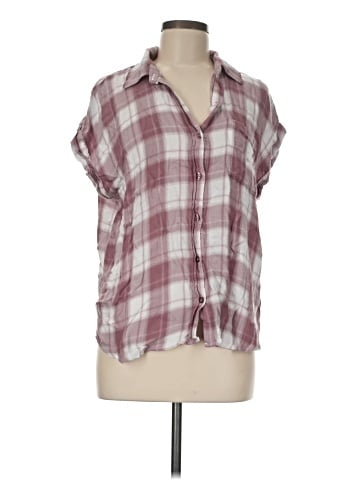 Cosmic Blue Love Short Sleeve Blouse (view 1)