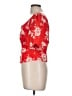Express 100% Polyester Red Short Sleeve Blouse Size M - photo 5