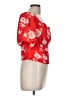 Express 100% Polyester Red Short Sleeve Blouse Size M - photo 4
