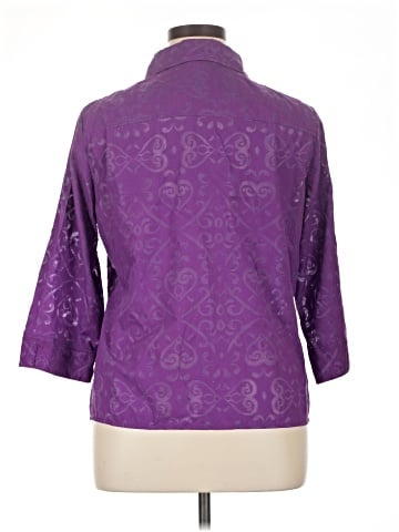 Allison Daley 3/4 Sleeve Button-Down Shirt (view 2)