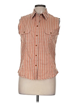 Eddie Bauer Sleeveless Button Down Shirt
