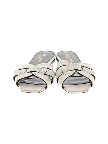 Saint Laurent Tribute Flat Slides (view 2)